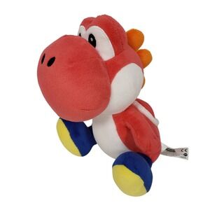 Super Mario Red Yoshi Plush Little Buddy Nintendo Stuffed Animal Toy